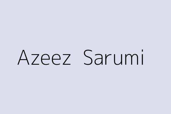 Azeez  Sarumi 